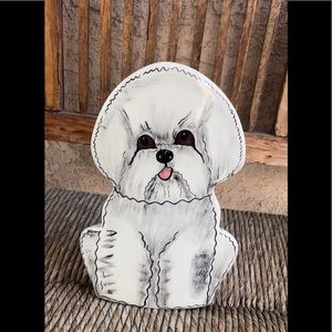 Bichon Frise Vase